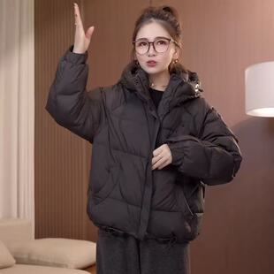 羽绒服【7003】2短时尚羽绒服韩连帽外套女士韩版宽松洋气冬季