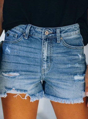 2021Fashion short trousers jeans women ladies pants 女牛仔裤