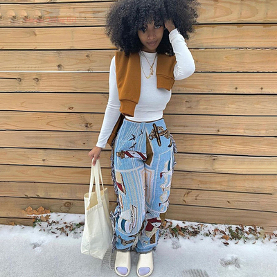 Summer women's new trousers tight pants女士长裤2021新款