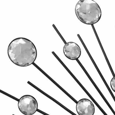 Decorative Crystal Sunburst Metal Wall Clock Home Art13 inch在類目 家居飾品, 裝飾畫, 無框畫掛鐘中 - 來自Buy2taobao.com提供專業的淘寶代購服務