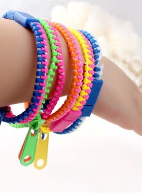 12PCS Friendship Fidget Zipper Bracelets Sensory Toys Bulk S