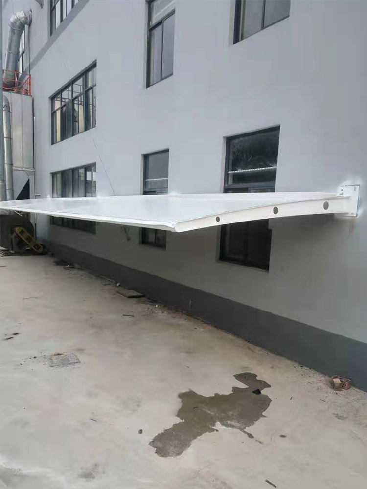 膜结构车棚停车棚的钢架挡雨棚屋檐遮阳车库边靠墙家用定制汽车棚