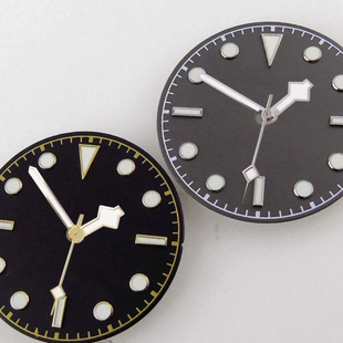 eta2824 pt NH35碧湾灰面手表表盘29mm字面NH36无日历窗MIYOTA