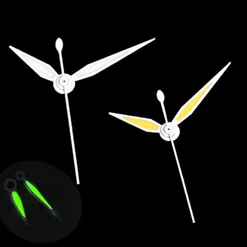 飞行员白色手表表针指针适合NH35 NH36 NH70 7S26 4R35 7S26