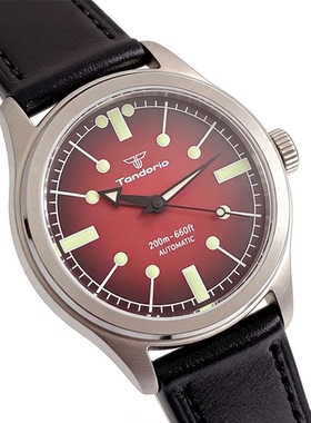 NH35 PT机械手表100米防水男生腕表蓝宝石38mm不锈钢壳绿夜光