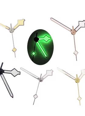 ETA2824 NH35雪花针手表指针绿夜光ST2130 SW200 NH70 MIYOTA DG