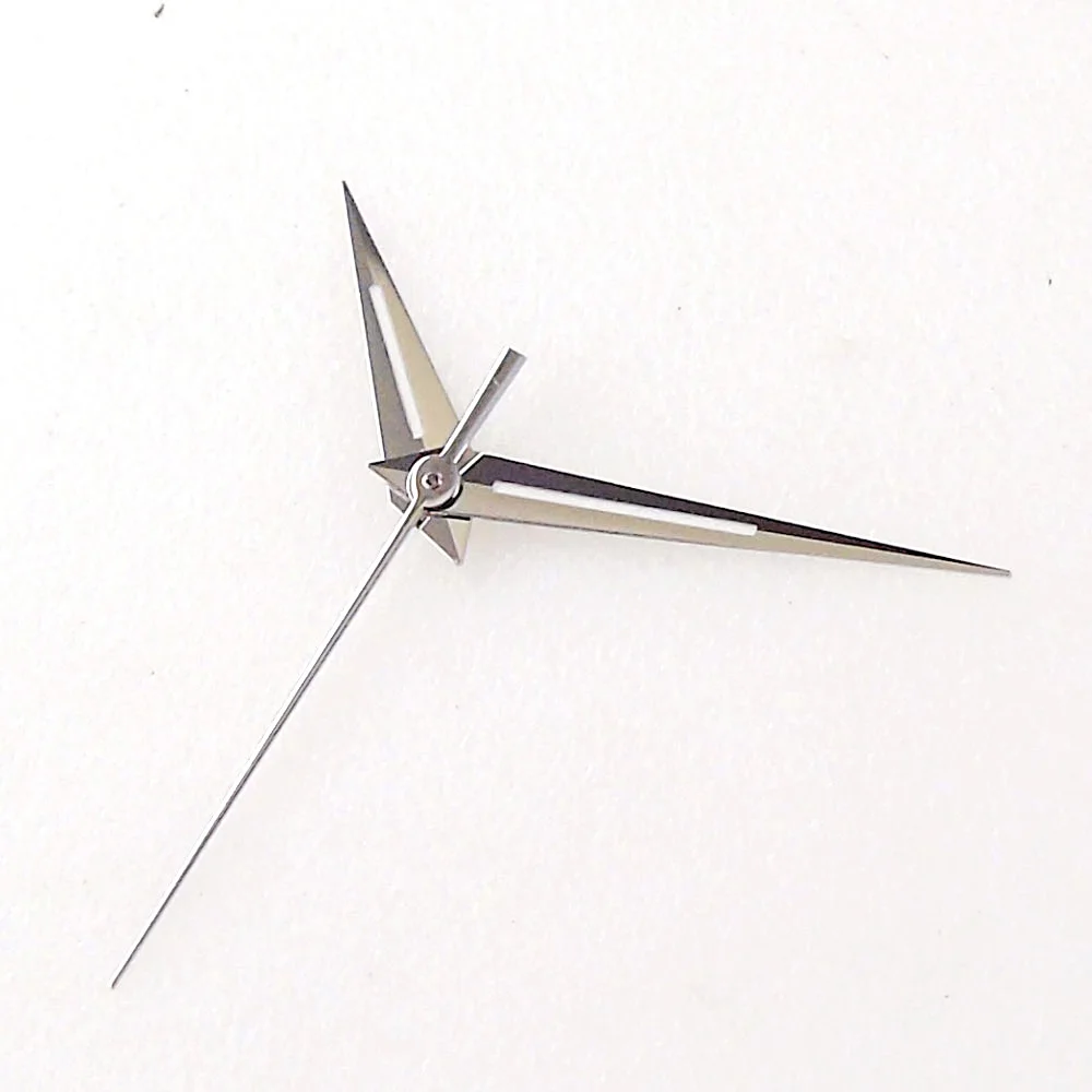 ETA2824 PT gs手表指针抛光表针适合NH35 NH36银色蓝秒