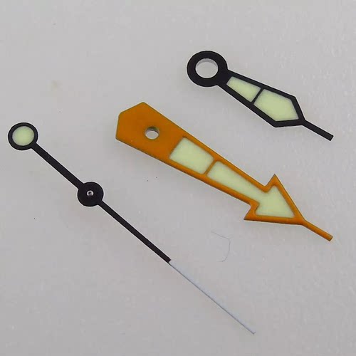 NH35 NH36 手表表针日本C3强夜光NH70 NH72 4R35 7S26指针鲍鱼表