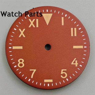 NH35 ETA2824 MIYOTA表盘29mm复古罗马字改装表配件字面