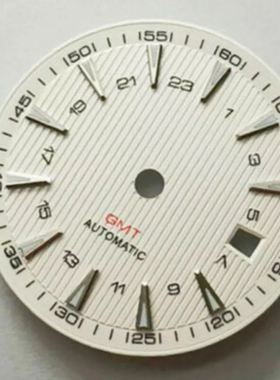 31mm 手表表面 ETA2824 2836 MINGZHU MIYOTA 字面白面绿夜光窗口