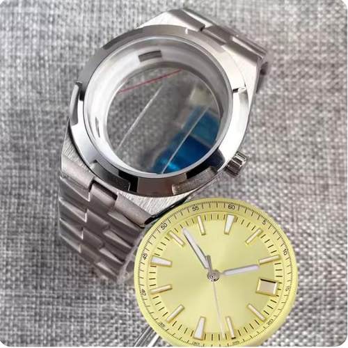 纵横四海41mm不锈钢表壳蓝宝石透底适合NH34 NH35 NH36 33mm表盘