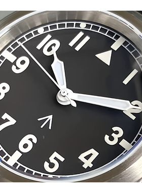 ETA2824 PT NH35 飞行员表盘29mm 33.5mm无标字面白字