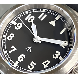 ETA2824 PT NH35 飞行员表盘29mm 33.5mm无标字面白字