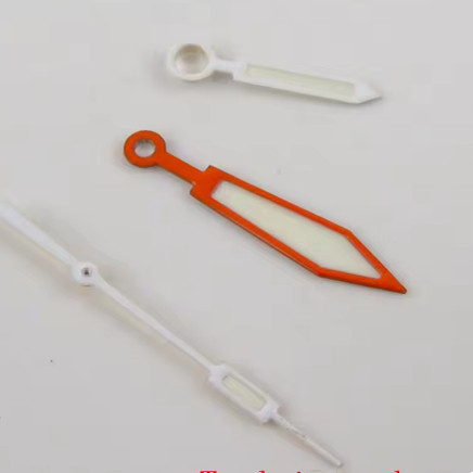 ETA2824 NH35 手表指针橙色分针白边绿夜光NH36 PT5000 ST2130