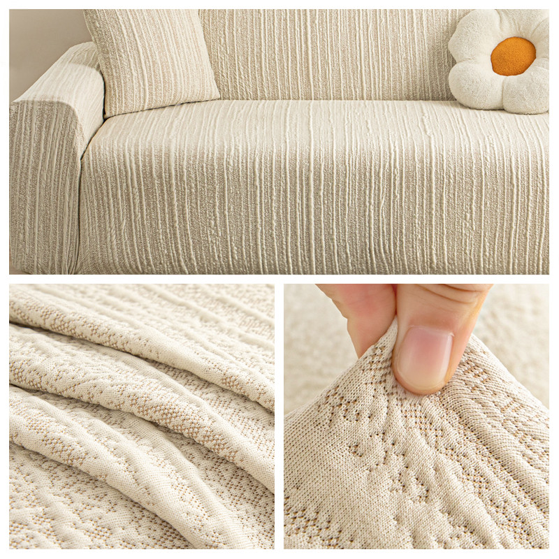 2025高级感加厚沙发套罩全包通用防猫抓卡其色老式一二三五人梳化,居家布艺,沙发套,淘宝优惠券,粉丝福利购,淘宝优惠卷
