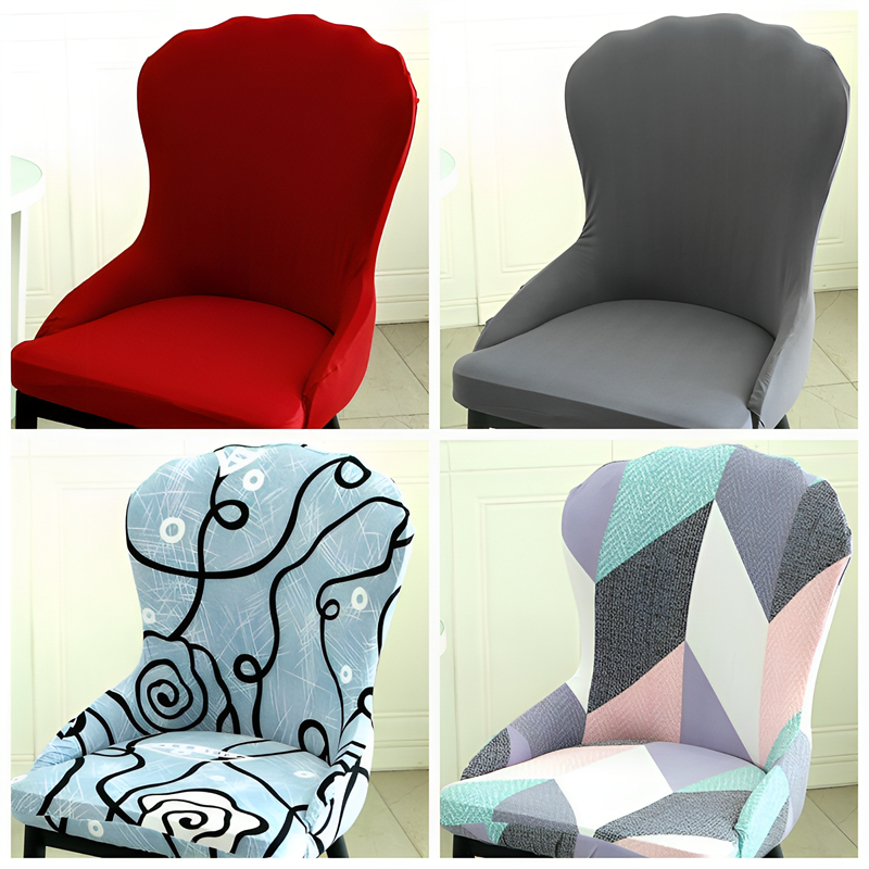 加大贝壳弧形椅子套罩弹力通用