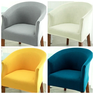 2025小半圆单人沙发套罩全包万能保护弧形u型实木围圈椅儿童独个