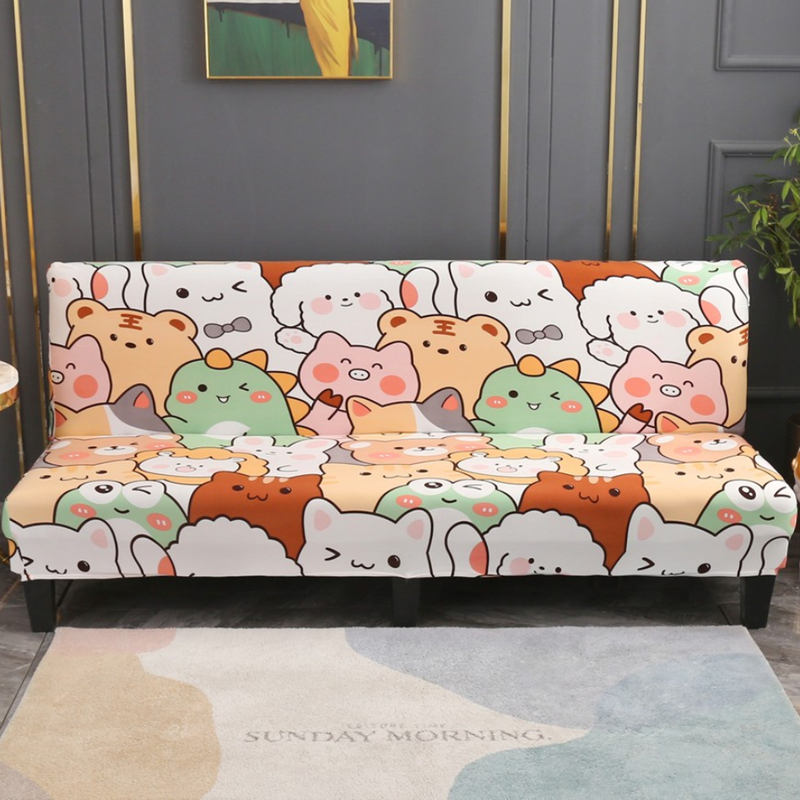 弹力万能折叠沙发床套罩四季通用