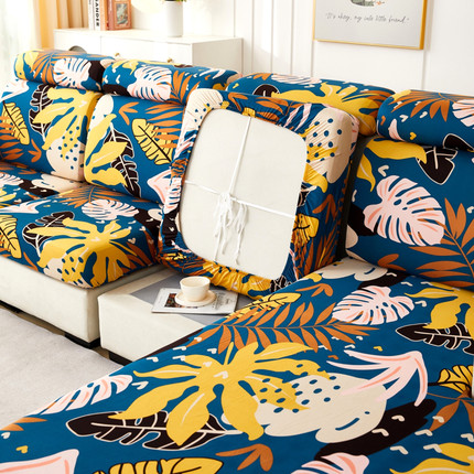 浴帽式2025四季弹力万能沙发套罩全包靠背头枕盖布复古坐垫梳化笠