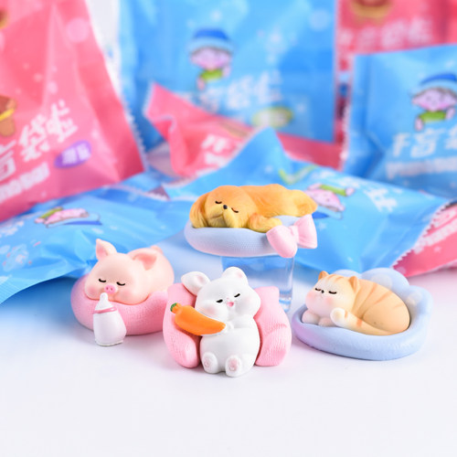迷你小动物盲袋猫咪公仔玩偶礼物
