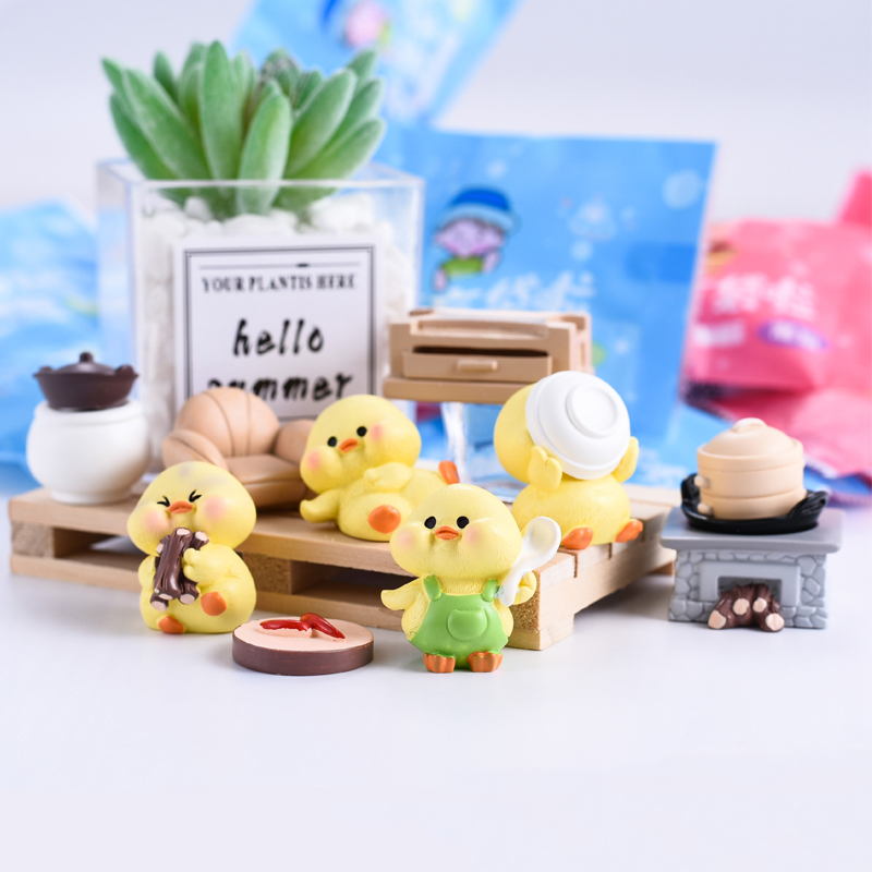 仿真厨房做饭小鸭动物盲袋礼物