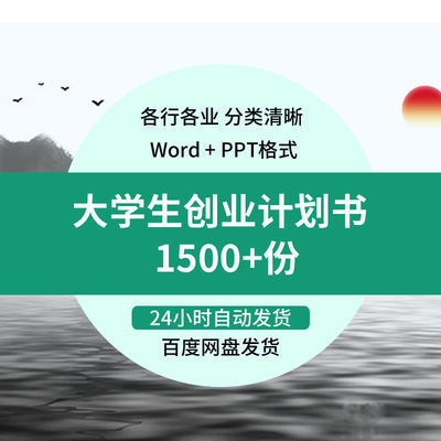 2022创新创业ppt大学生互联网三创青春项目计划书方案商业报告书