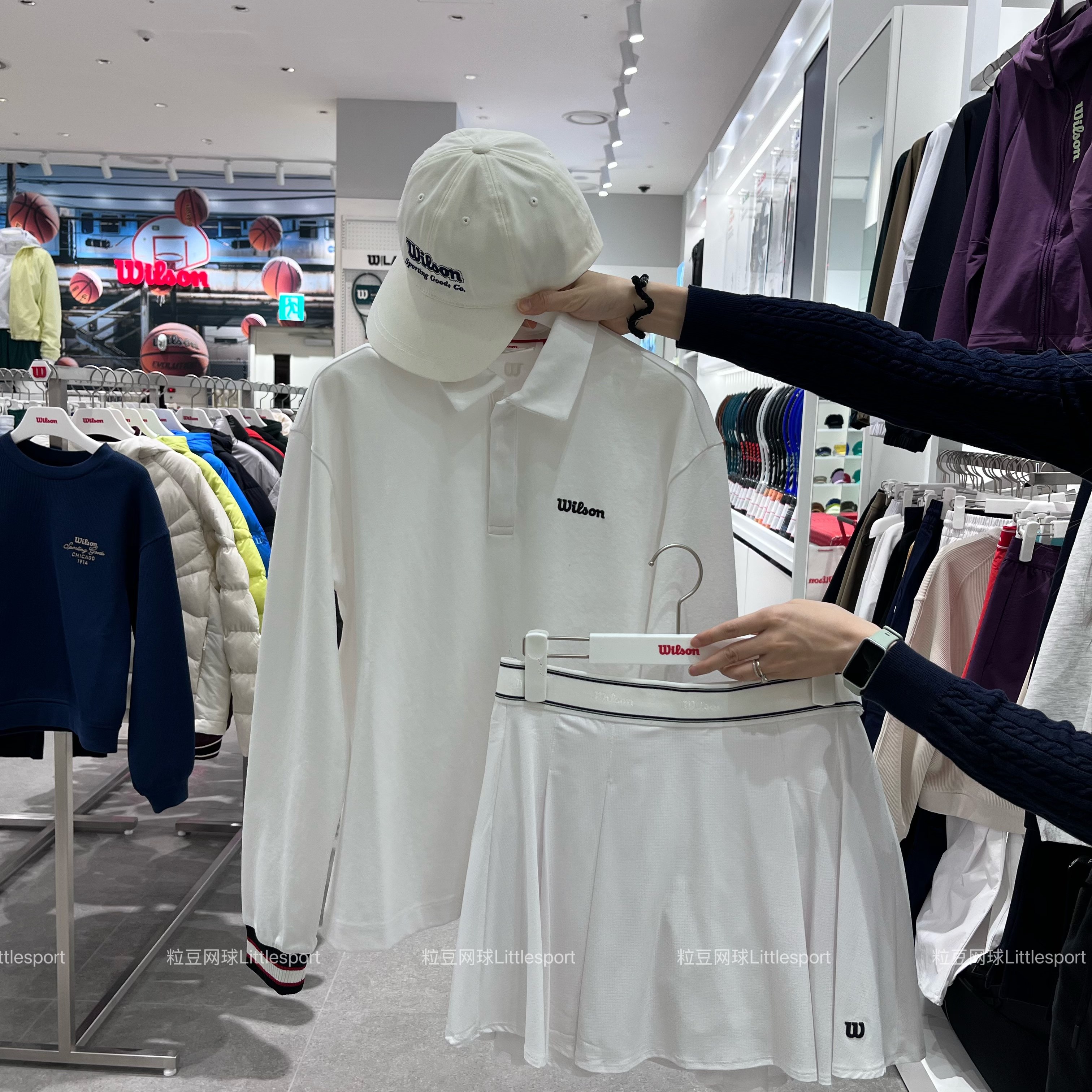 奥莱特价Wilson威尔胜女网球长袖卫衣polo领｜韩国直邮,运动/瑜伽/健身/球迷用品,网球裤装,淘宝优惠券,粉丝福利购,淘宝优惠卷