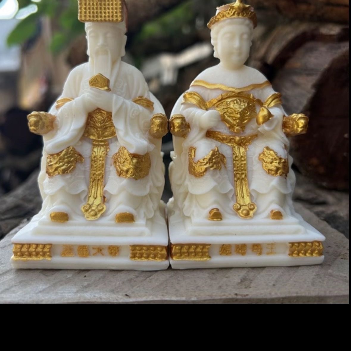 古风人物玉皇大帝王母娘娘神像玉帝佛像家用供奉摆件办公室桌面