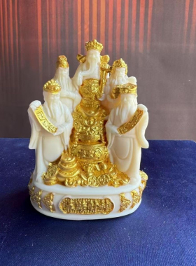 象牙果五路财神摆件财神爷车载工艺品装饰品家居保平安财爷造型
