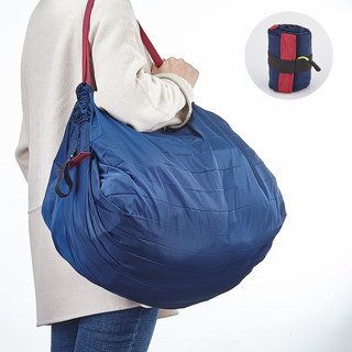 日式超市可折叠环保购物袋便携单肩男女大容量防水买菜包收纳手袋