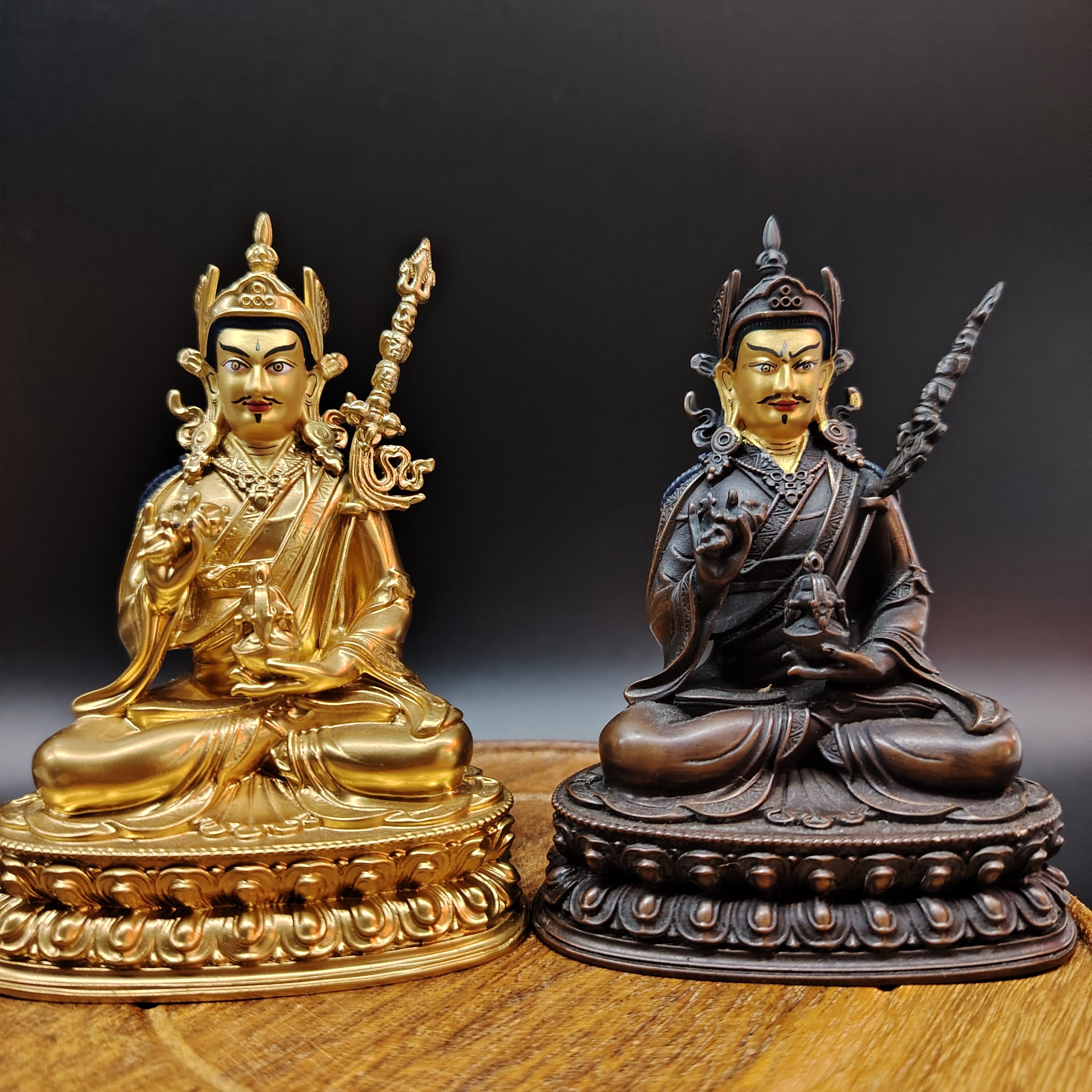 精工莲花生大士莲师摆件随身车载