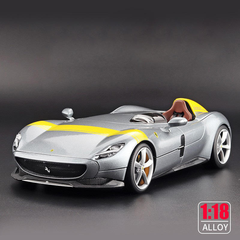 1:18利MONZ3 SP1仿真合金跑车模摆件收藏礼品