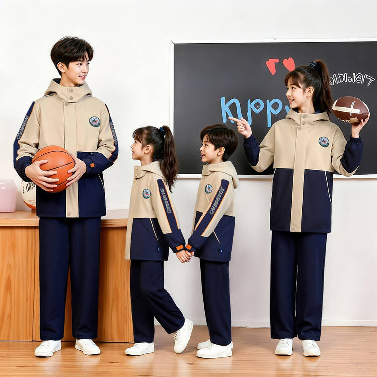 新款江西宜春统一校服套装2025夏中小学初中高中全套班服冲锋衣厚