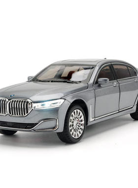 仿真1比24宝760LI合金汽车模型车载收藏摆件儿童玩具礼物