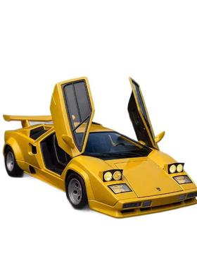 1:24兰博康嗒什LP500S基尼合金汽车模型仿真跑车摆件儿童玩具