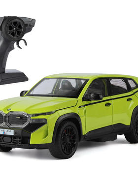 新款 1:24 喷雾版宝玛XM合金越野车模型遥控转向男孩玩具生日礼物