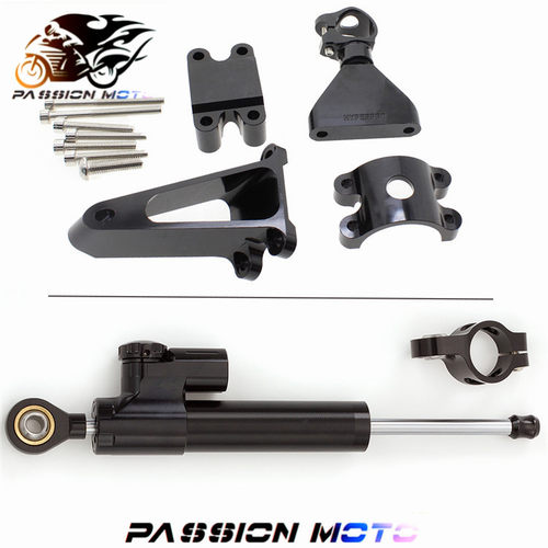 适用CBR600RR F4I 99-04年阻尼器改装钛尺方向杆前减震钛尺码配件
