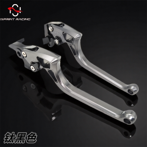 适用赛科龙朋克CVT150改装CVT190带驻车可调刹车牛角手把手柄配件