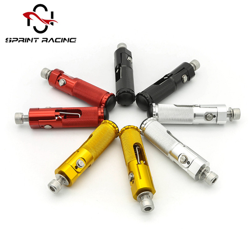 适用摩托车川崎NINJA650R ER6N ER6F改装脚踏脚蹬 折叠小踩杆脚柱
