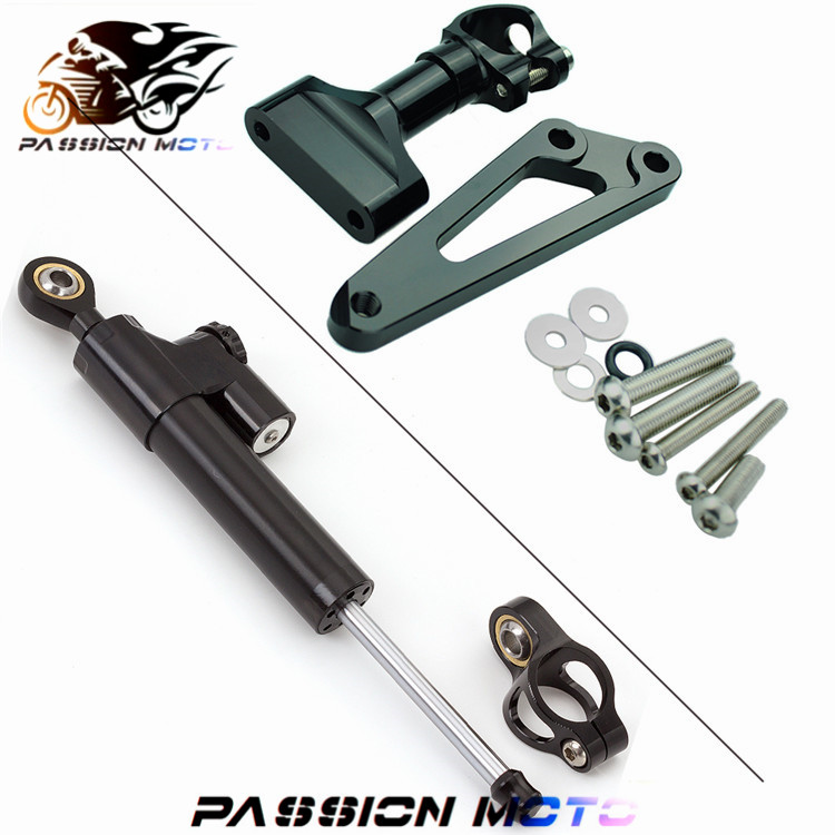 适用CB600F 2007-2016年 阻尼器改装钛尺方向杆前减震钛尺码配件