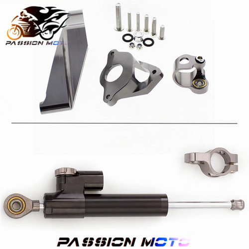 适用CBR600RR F4I 07-16年阻尼器改装钛尺方向杆前减震钛尺码配件