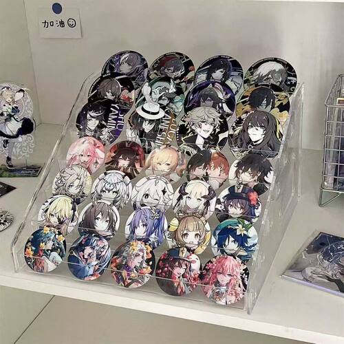 多层阶梯亚克力透明桌面收纳盒