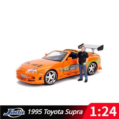 新款【盒装】1:24丰田速霸1995牛魔王Toyota跑车合金汽车模型玩具