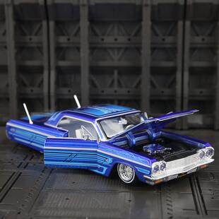 新款 美驰图仿真Impala SS 1964款原厂合金车模摆件静态汽车礼物
