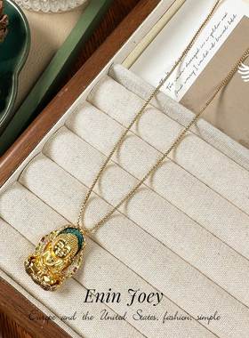 同款锆石镀金长款设计中式项链女