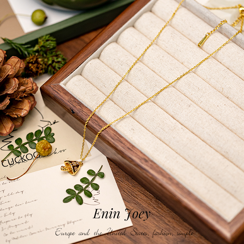 EninJoey百搭锁骨轻奢设计感项链