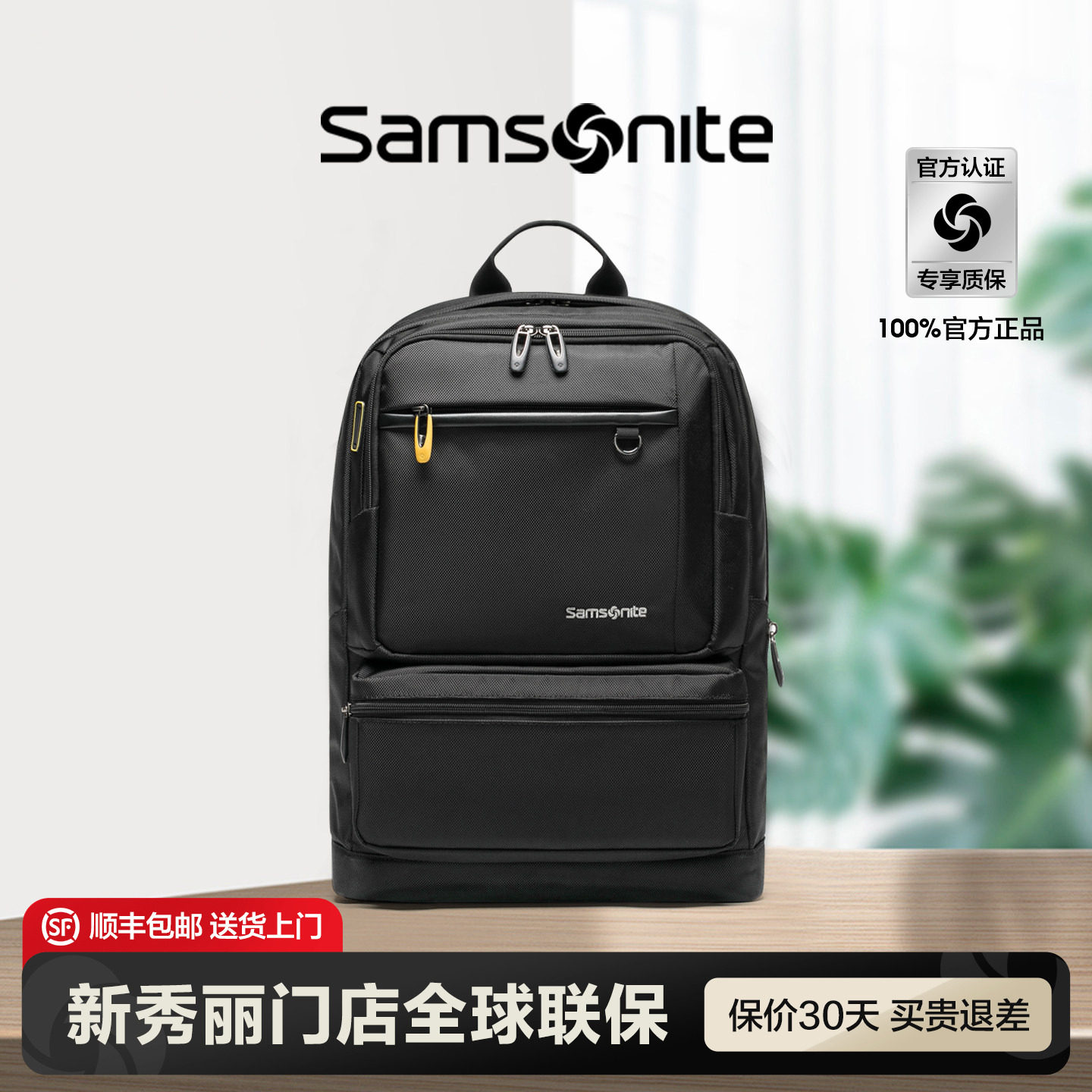 Samsonite/新秀丽双肩包15英寸电脑包大容量商务通勤背包36B
