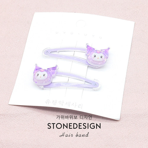 儿童头饰三丽鸥库洛米发卡女宝宝可爱卡通bb夹女童刘海碎发夹发饰