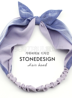 韩国儿童发带女童蝴蝶结发饰韩版百搭可爱甜美公主女宝宝亲子发箍