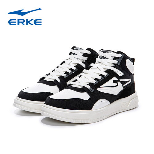 鸿星尔克冬季男子保暖运动板鞋